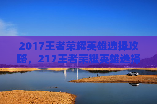 2017王者荣耀英雄选择攻略，217王者荣耀英雄选择攻略，从基础定位到赛场策略，全方位解析如何选择合适英雄，助力你提升游戏表现