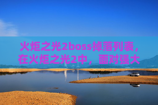 火炬之光2boss掉落列表，在火炬之光2中，面对强大的boss时，玩家需要采取一系列策略来应对。以下是一份攻略，旨在帮助玩家更有效地击败这些boss