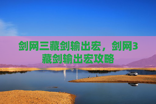 剑网三藏剑输出宏，剑网3藏剑输出宏攻略