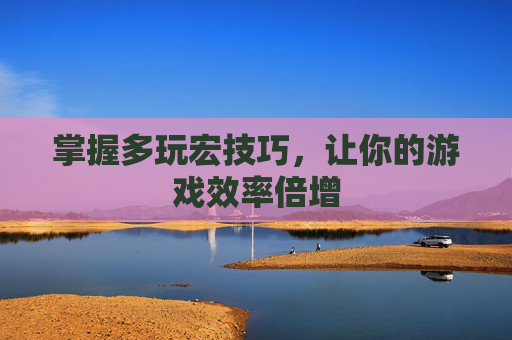 掌握多玩宏技巧，让你的游戏效率倍增