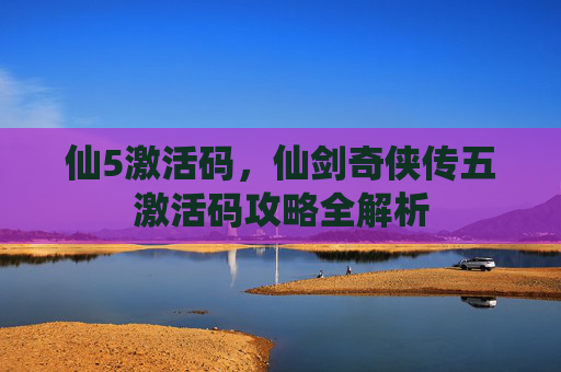 仙5激活码，仙剑奇侠传五激活码攻略全解析