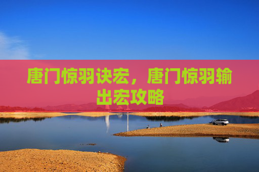 唐门惊羽诀宏，唐门惊羽输出宏攻略