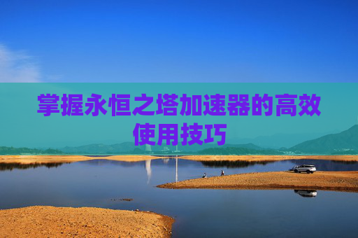 掌握永恒之塔加速器的高效使用技巧