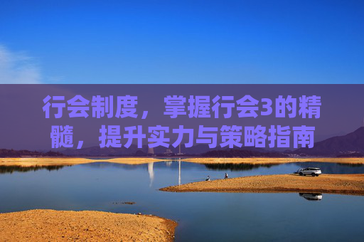 行会制度，掌握行会3的精髓，提升实力与策略指南